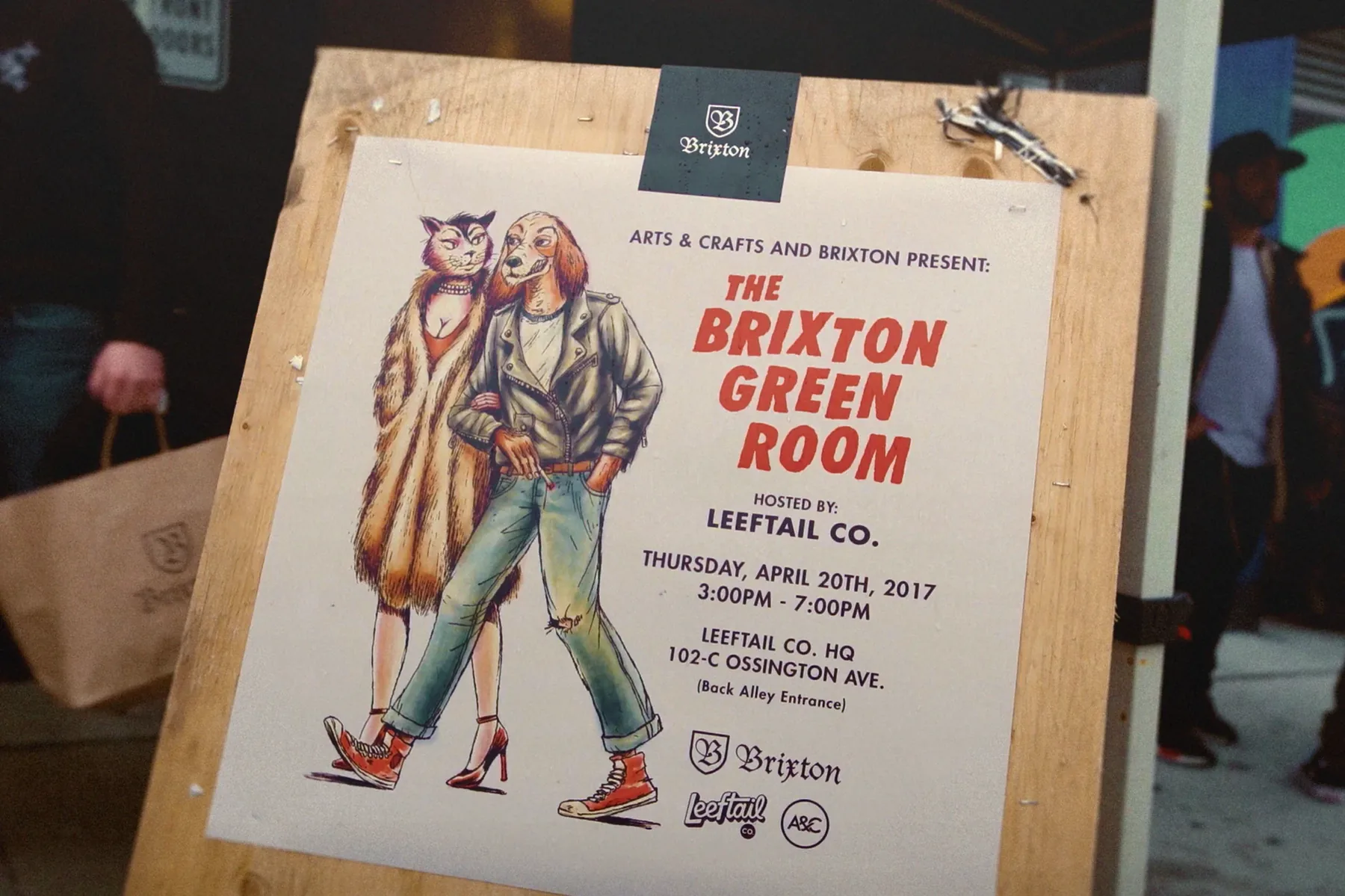 Brixton x Arts And Crafts Greenroom Illustration — image 2